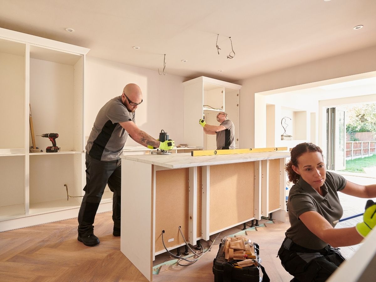 Kitchen Cabinet Installation 2